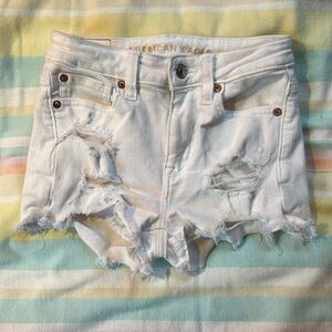 America Eagle Stretch Jean Shorts